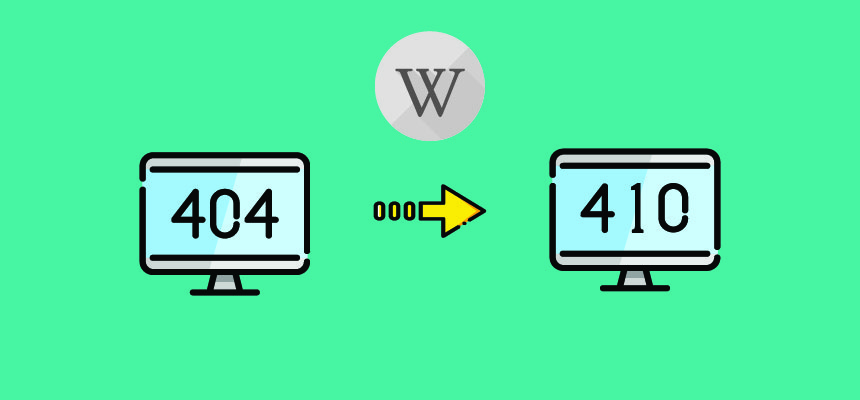 move 404 URL to 410 in WordPress