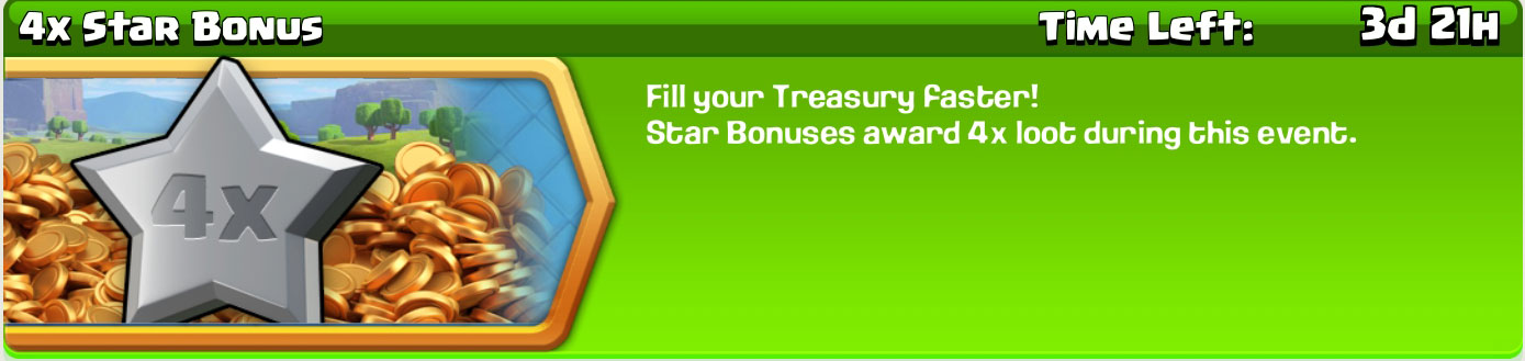 4x Star Bonus banner